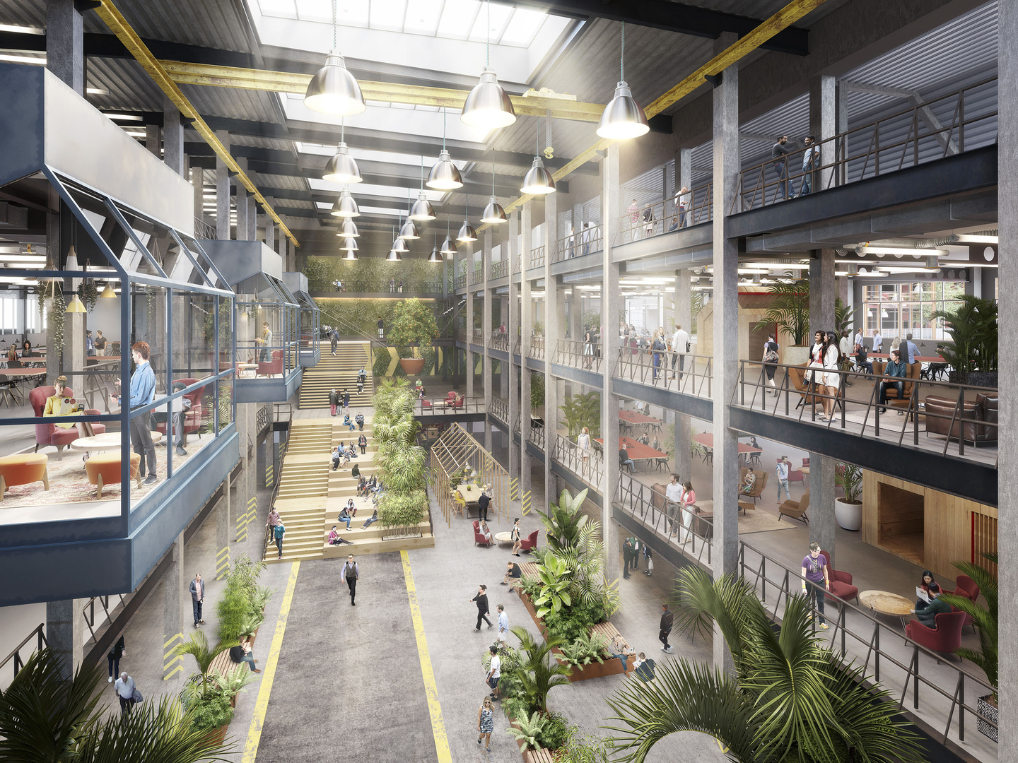 Ninety90 Printworks Presshall Render 01
