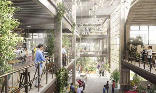 Ninety90 Printworks Presshall Render 02