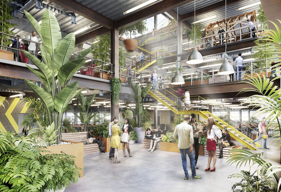 Ninety90 Printworks Presshall Render 03