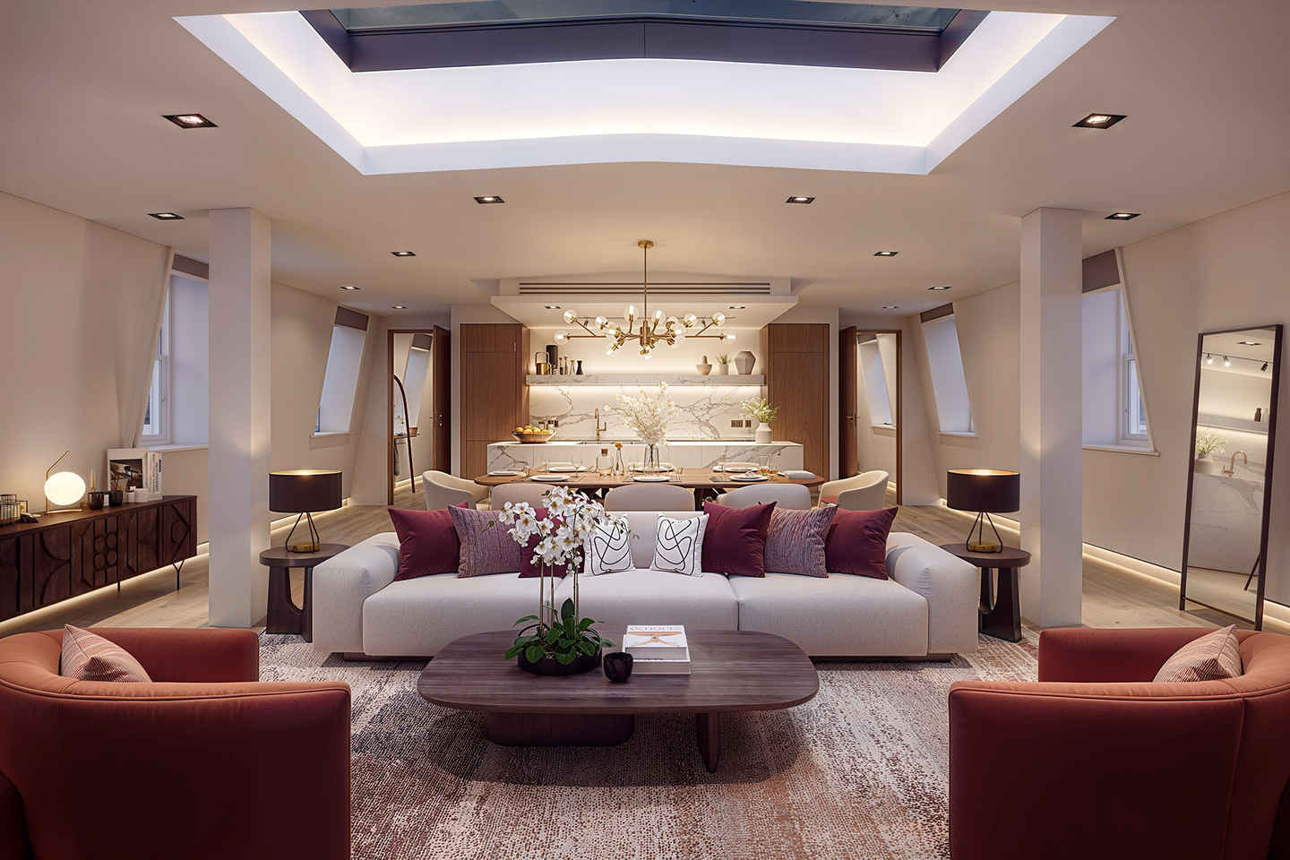 N90 Pembridge Apt403 Living Night