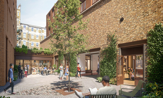 Ninety90 Brainyard Courtyard Render 03
