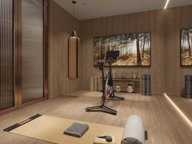 Ninety90 Lancelot Place Gym Room 3k