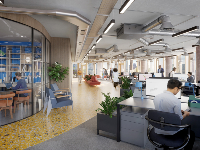 Ninety90 One Rivington Office Render 01